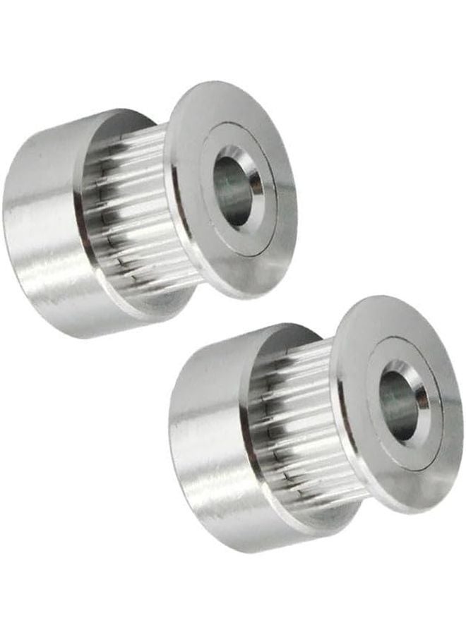 Zyaobei 2GT Timing Pulley 20 Tooth Bore 3 8mm Silver 4mm Tooth Width 11mm GT2 Synchronous Wheel For 3D Printer Parts - Image 3